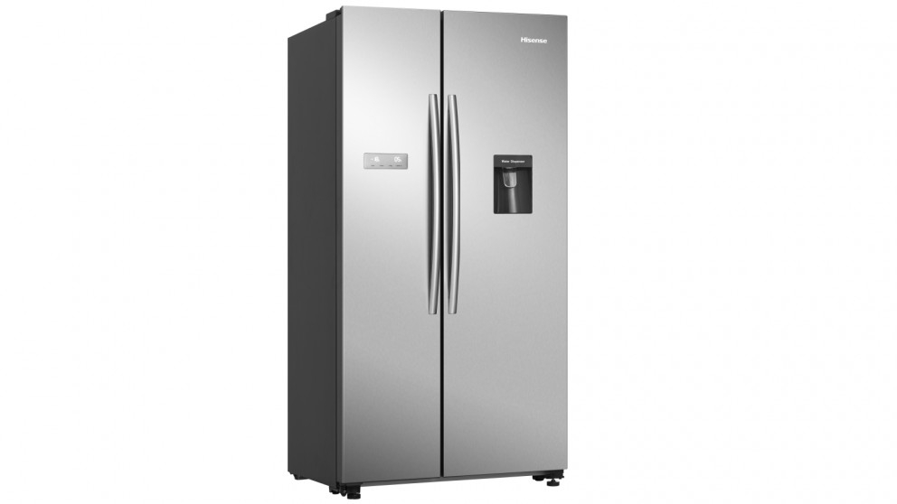 Hisense 578L Side By Side Fridge with Water Dispenser Stainless Steel