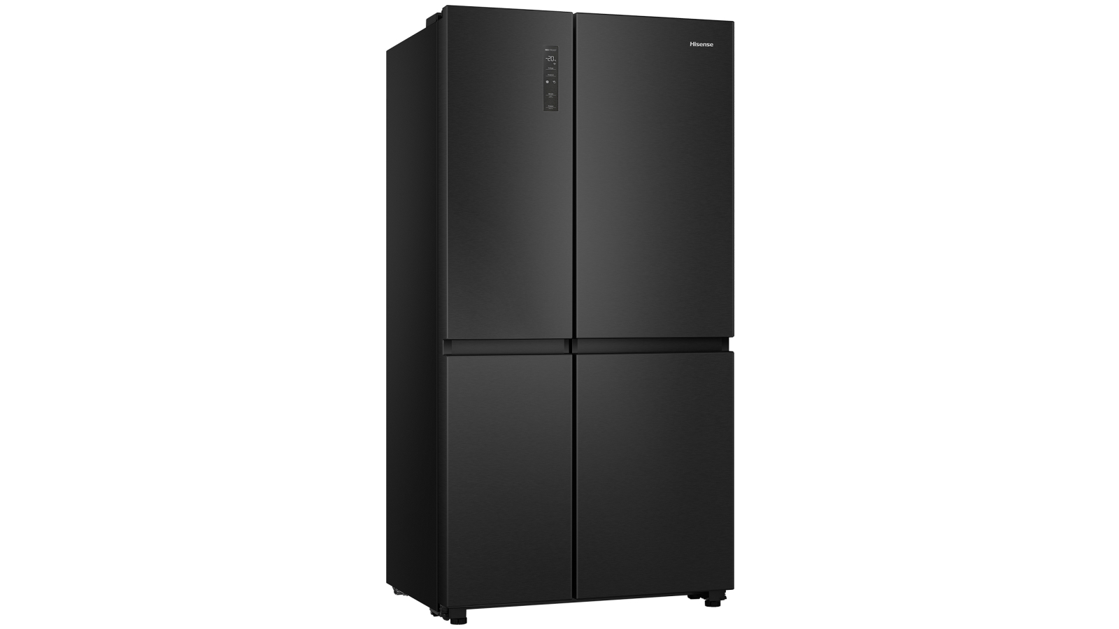 Hisense 652L Side By Side Fridge Black Brushed Steel Joyce Mayne