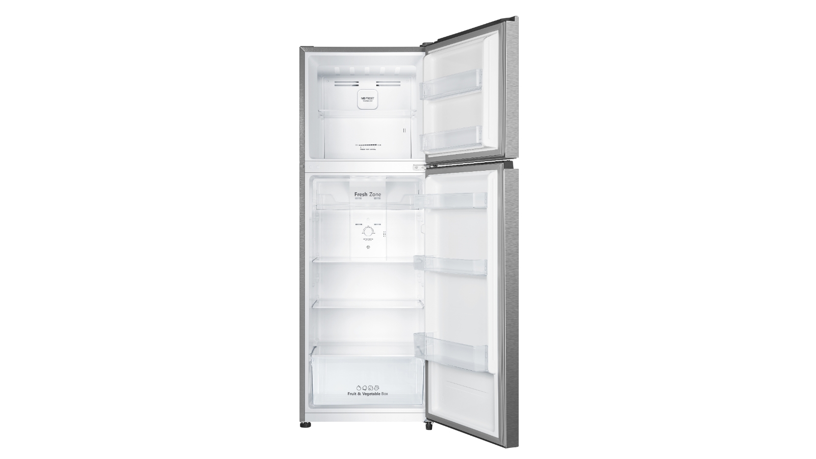 Hisense 326L Top Mount Fridge Stainless Joyce Mayne