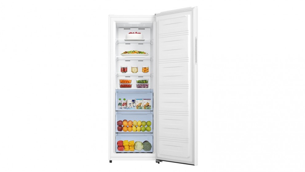 Hisense 240L Vertical Hybrid Freezer White Joyce Mayne
