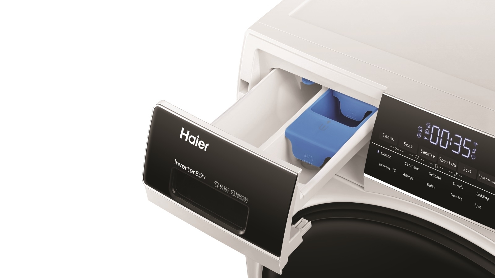 Haier 8.5kg Front Load Washing Machine with WiFi Compatibility Joyce