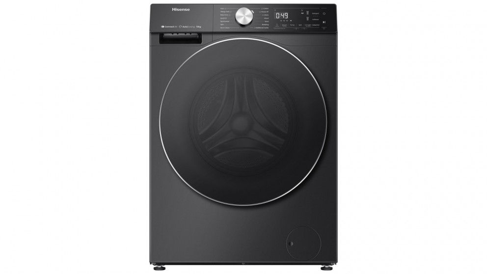 Hisense 10kg Front Load Washing Machine Black Joyce Mayne