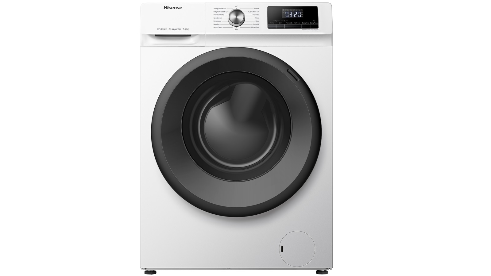 Hisense 7.5kg PureJet Front Load Washing Machine Joyce Mayne