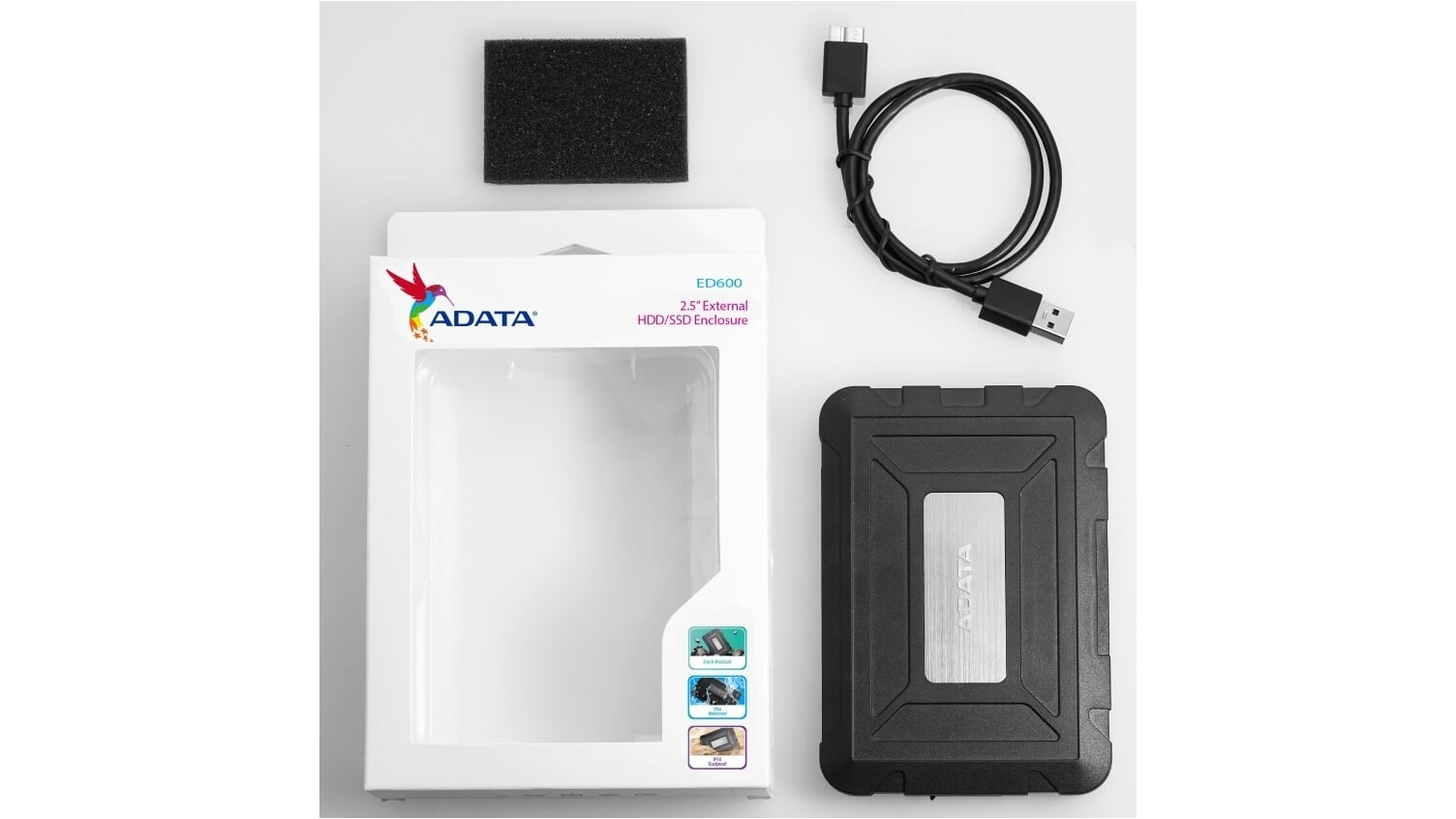 ADATA-DS ED600 Rugged Ext Enclosure Joyce Mayne