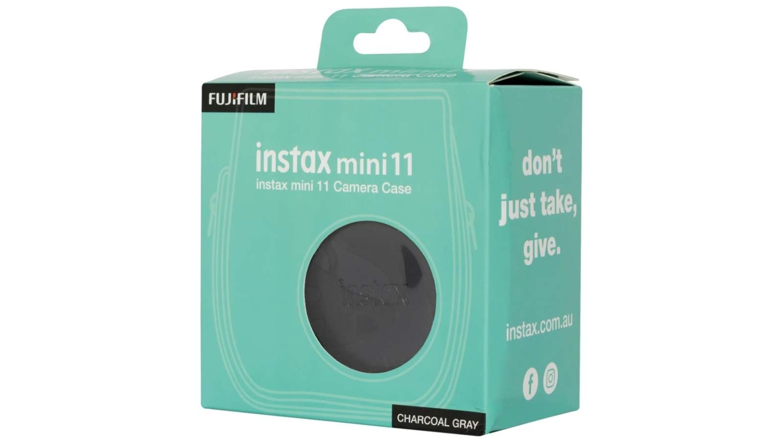 Instax Mini 11 Camera Case Charcoal Grey Joyce Mayne