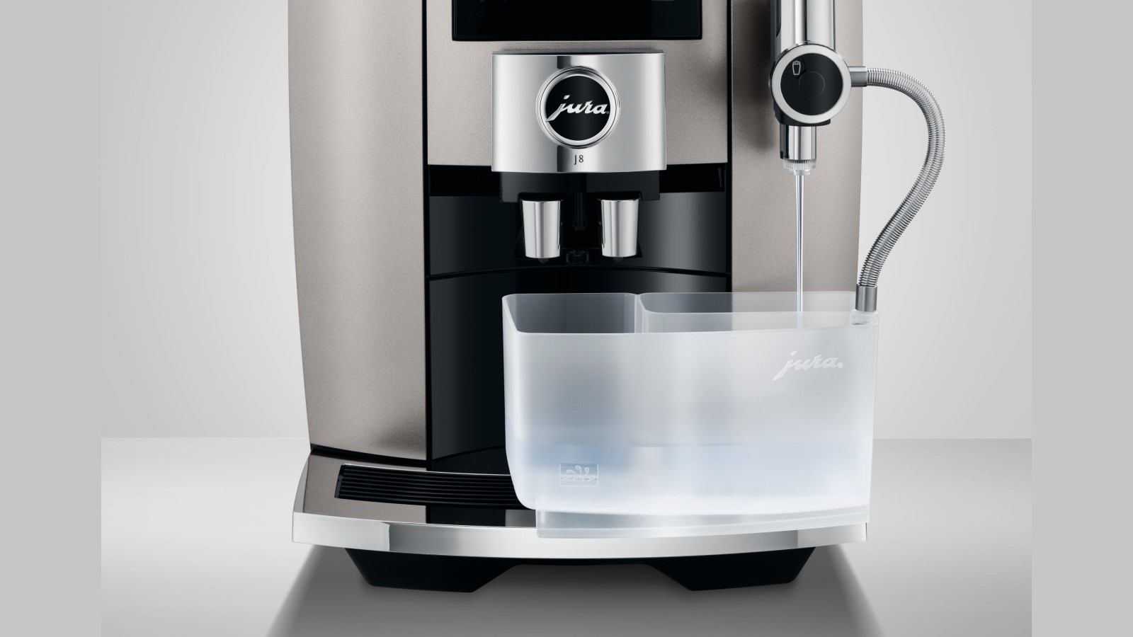 Jura J8 Automatic Coffee Machine Midnight Silver (INTA) Joyce Mayne