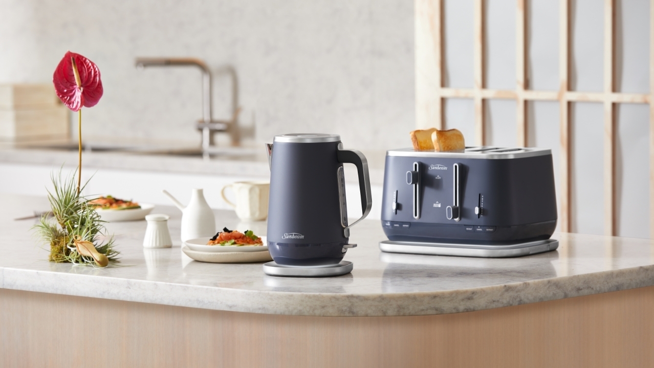 Sunbeam Kyoto 4 Slice Toaster Navy Joyce Mayne