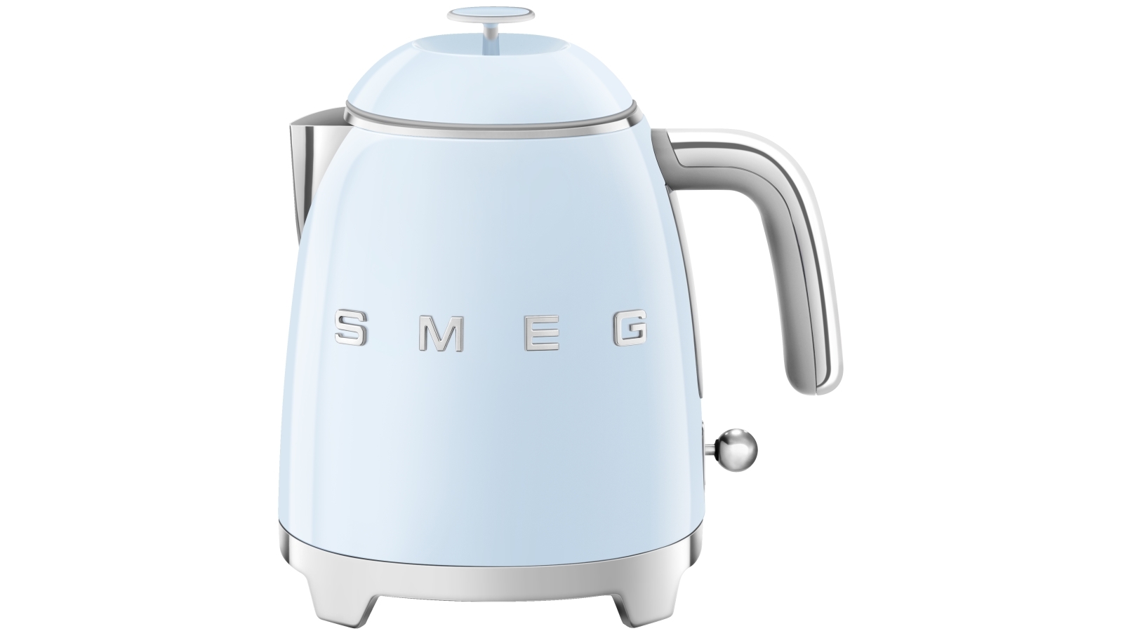 Smeg 50's Retro Style Mini Electric Kettle Pastel Blue Joyce Mayne
