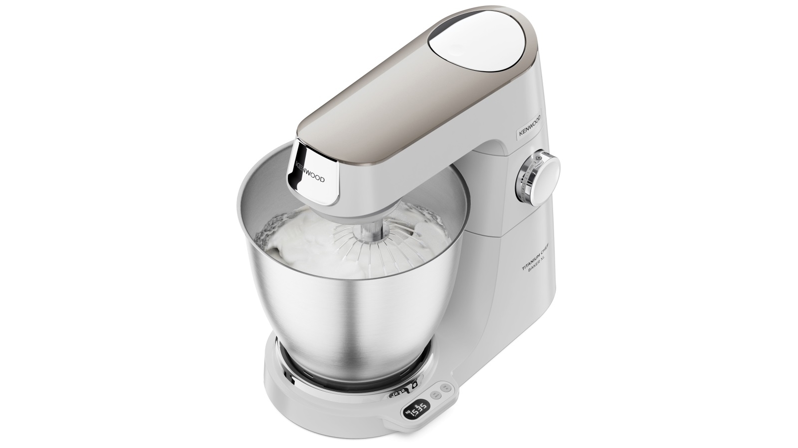 Kenwood Titanium Chef Baker XL Benchtop Mixer White Joyce Mayne