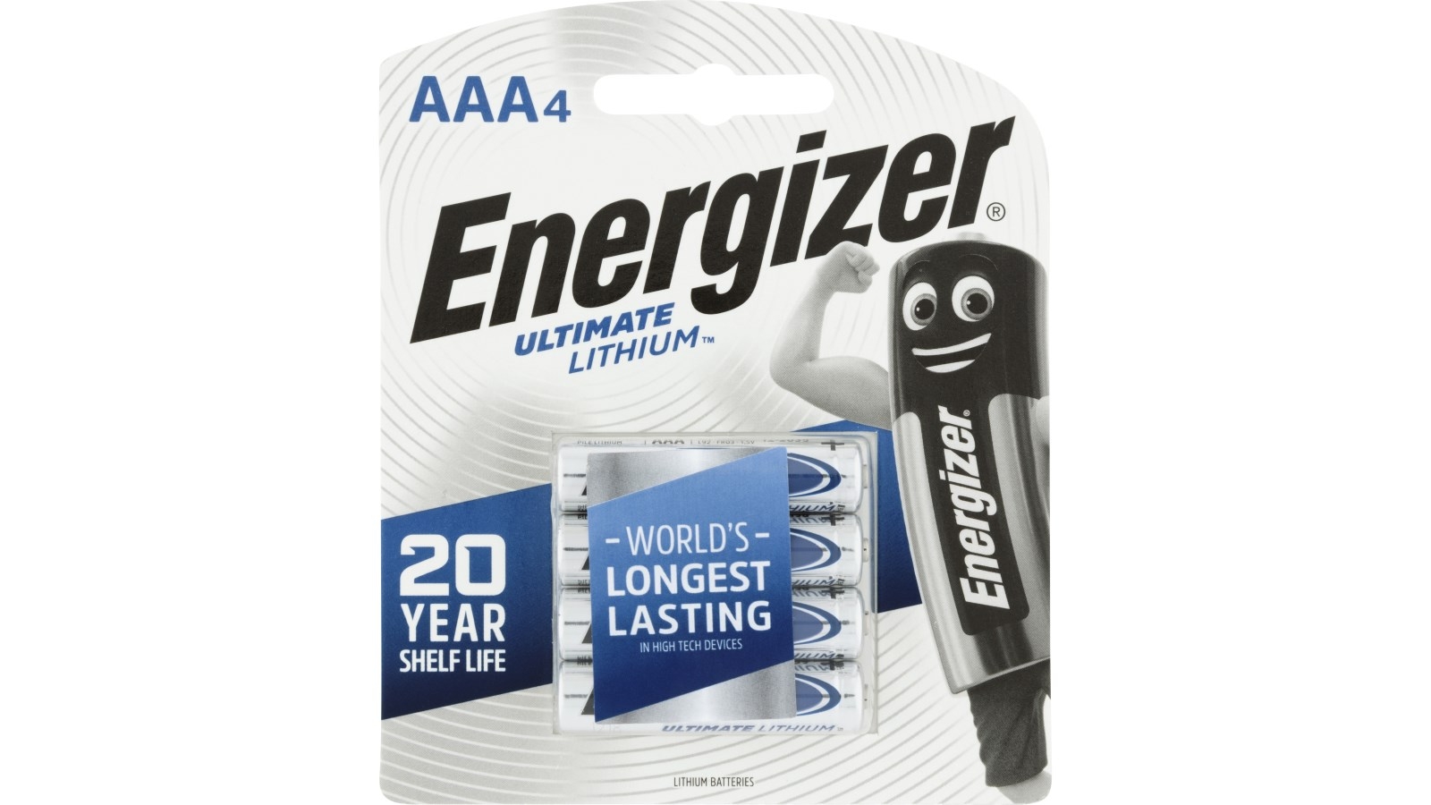 Energizer AAA Ultimate Lithium Battery 4Pack Joyce Mayne
