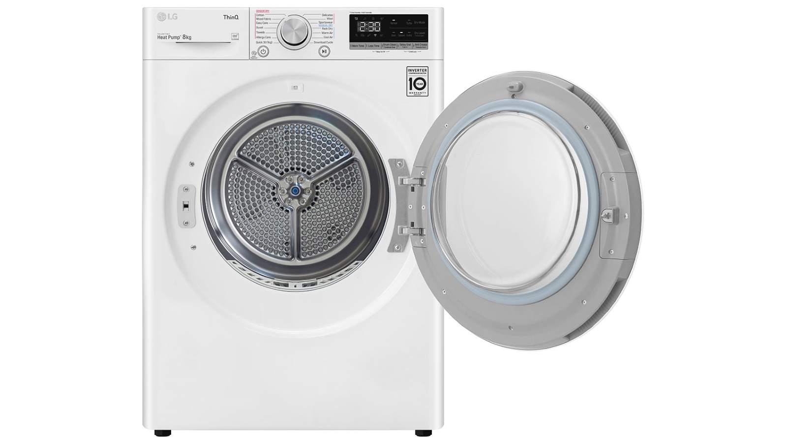 LG 8kg Heat Pump Dryer with Inverter Control Joyce Mayne