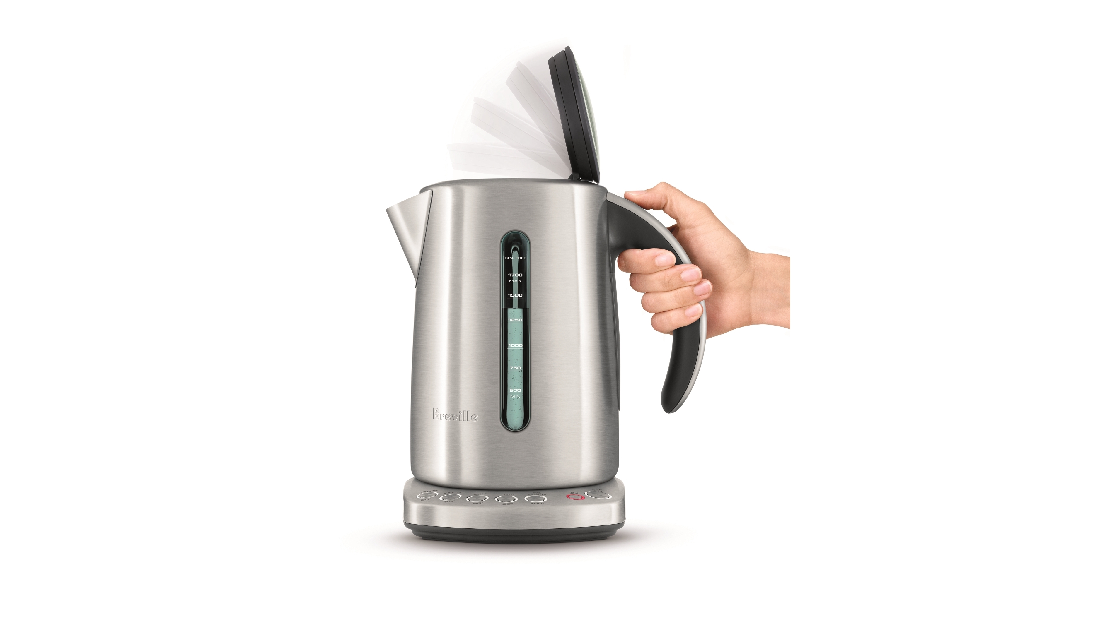 Breville The Smart 1.7L Kettle Silver Joyce Mayne