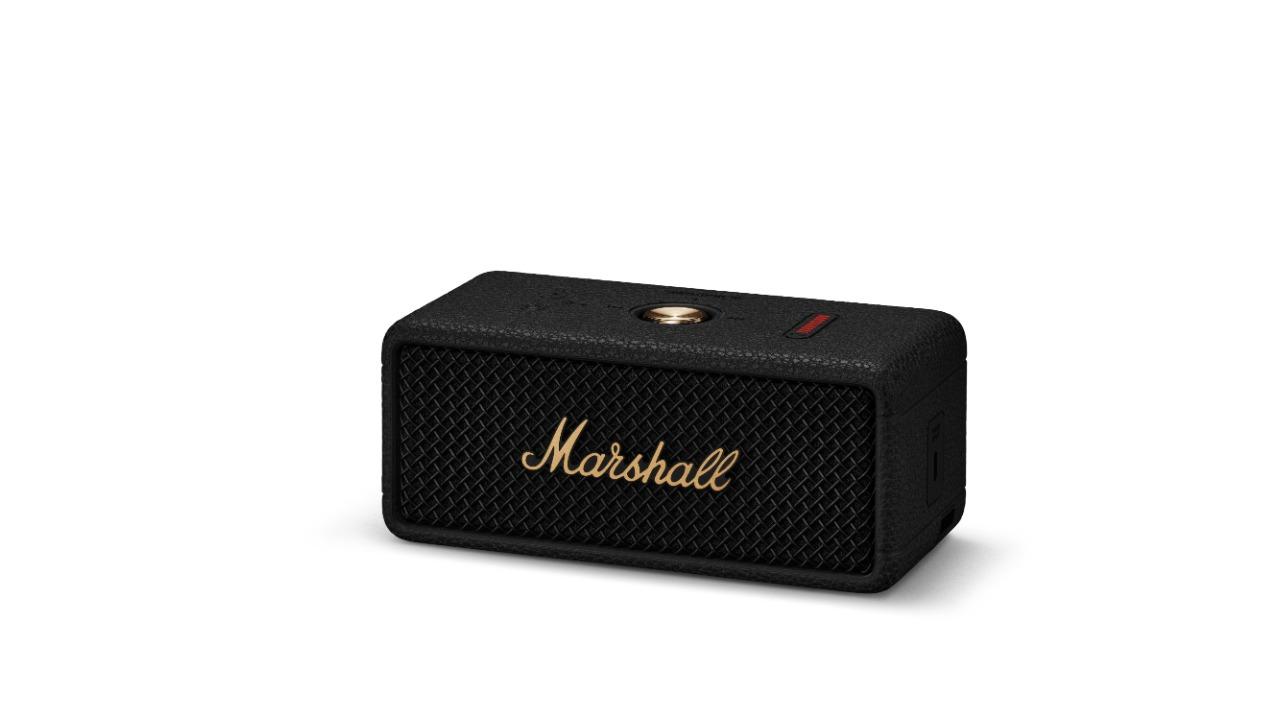 美品 Marshall EMBERTON III Black and Brass Emberton III Black and Brass - Portable speaker | Marshall.com