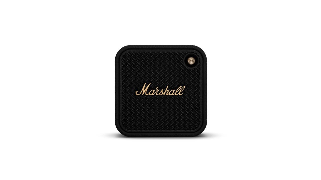 ポータブルプレーヤー Marshall Willen II Black and Brass Marshall Willen II Bluetooth Speaker - Black and Brass