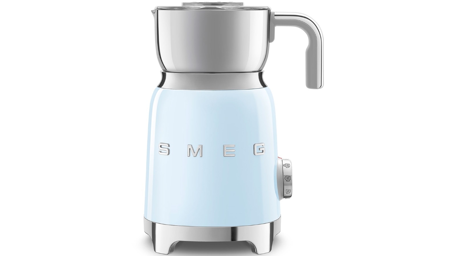 Smeg 50s Retro Style Milk Frother Pastel Blue Joyce Mayne