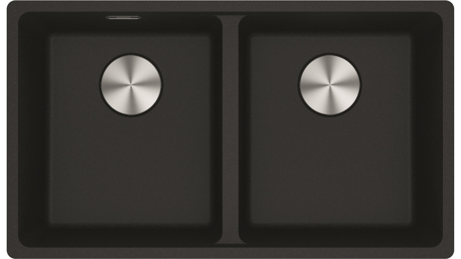 Franke Maris Double Bowl Undermount/Flushmount Sink Onyx Joyce Mayne