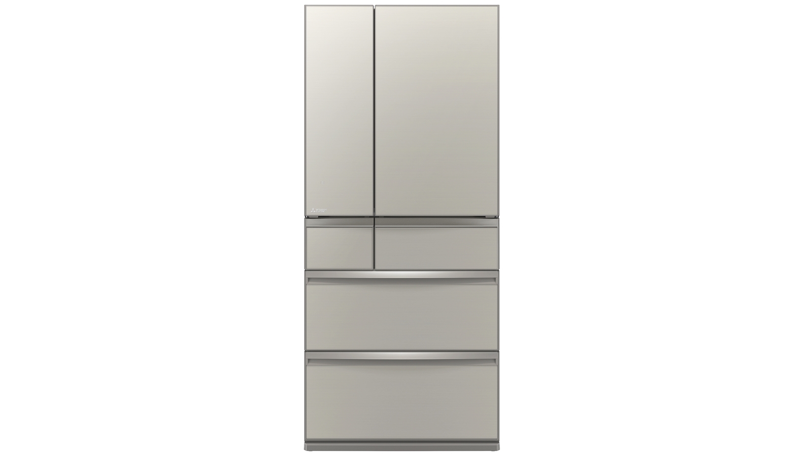 Mitsubishi Electric 700L WX Serires Multi Drawer French Door Fridge Argent Silver Joyce Mayne