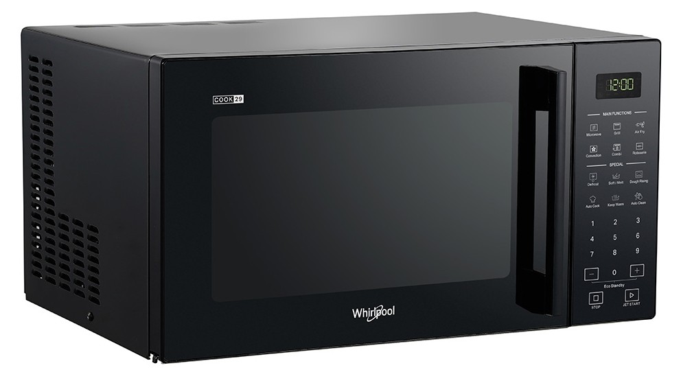 Whirlpool 29L Convection Microwave Oven With Air Fry - Black | Joyce Mayne