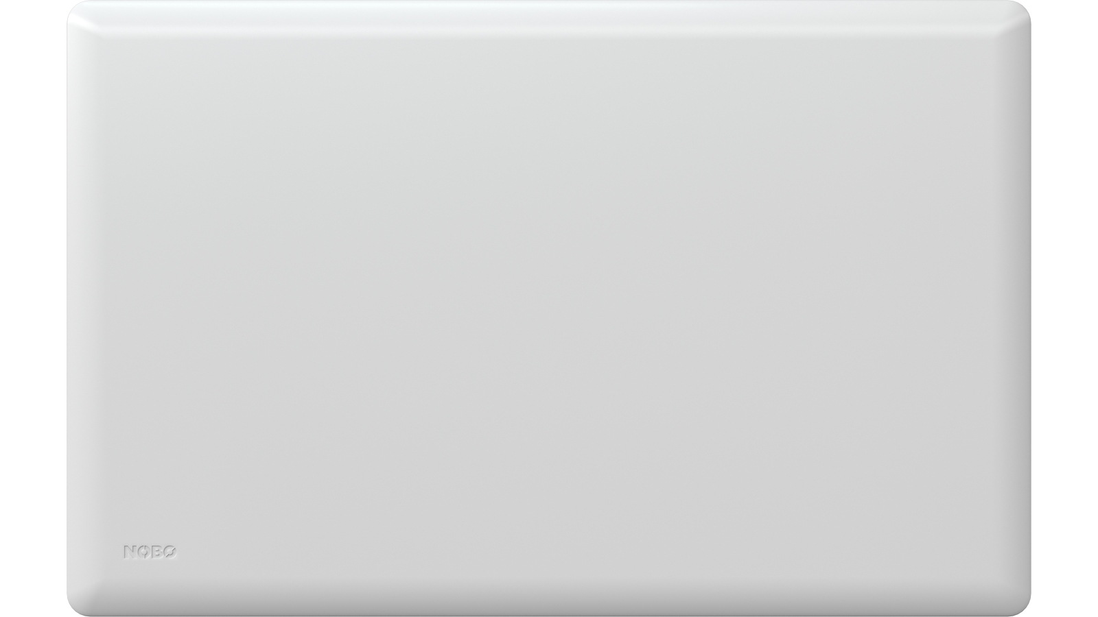 Nobo 1.5kW Compact Panel Heater with Time & Castors - White