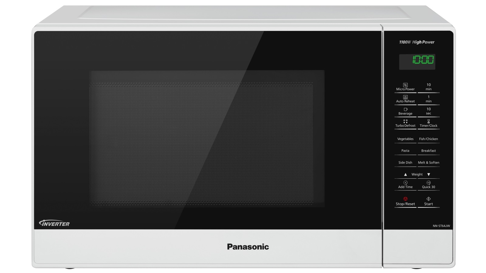 Panasonic 32L White Fascia Inverter Microwave Oven Joyce Mayne