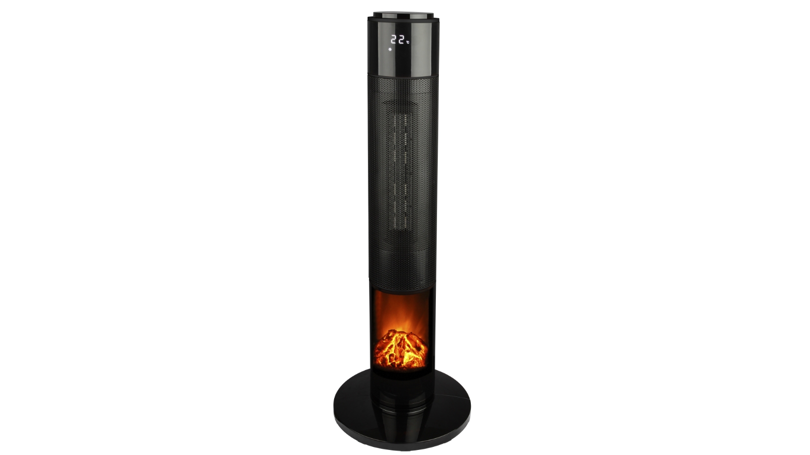ONE 86cm 2000W Flame Effect Ceramic Tower Heater Joyce Mayne