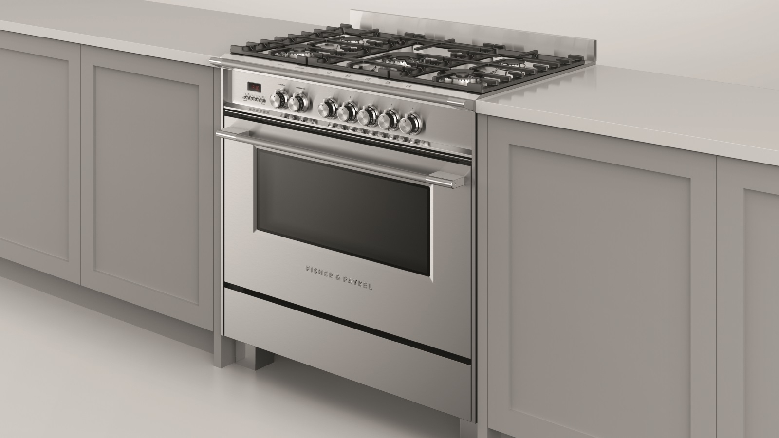 Fisher & Paykel 900mm Freestanding Dual Fuel Cooker Joyce Mayne