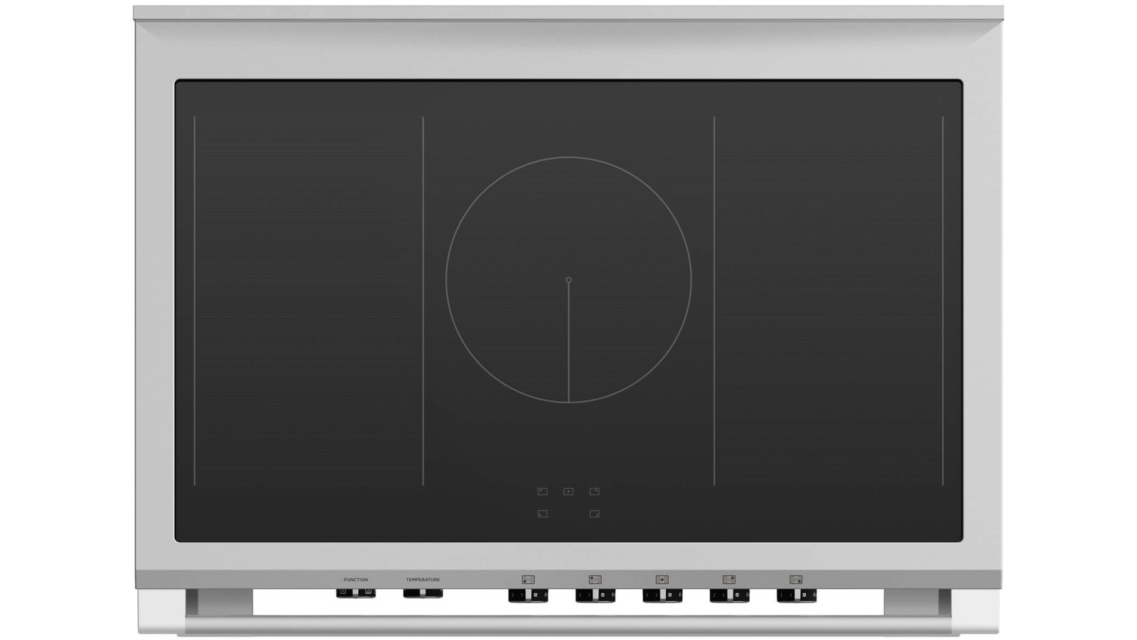 Fisher & Paykel 900mm Freestanding Induction Cooker Black Joyce Mayne