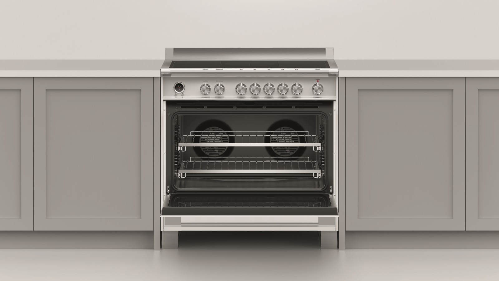 Fisher & Paykel 900mm Pyrolytic Freestanding Induction Cooker White