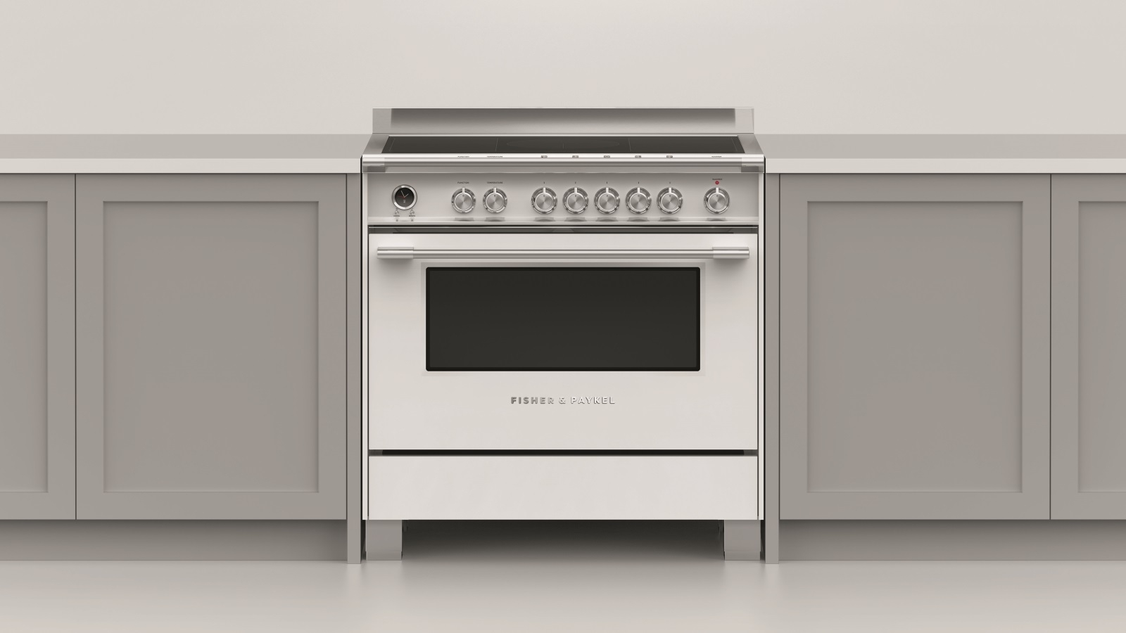 Fisher & Paykel 900mm Pyrolytic Freestanding Induction Cooker White