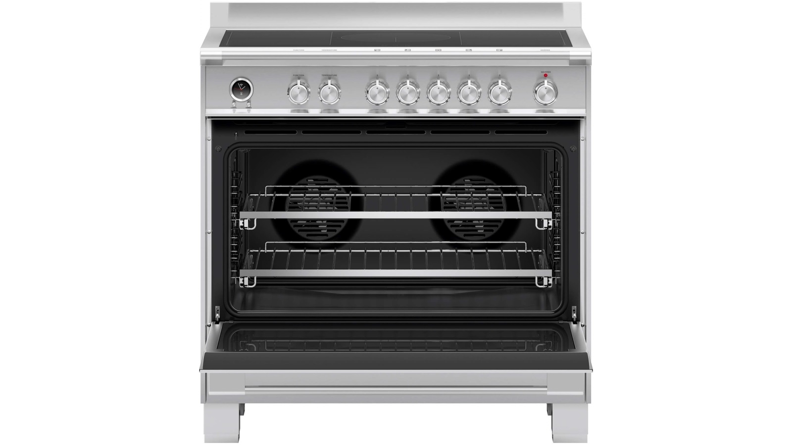 Fisher & Paykel 900mm Pyrolytic Freestanding Induction Cooker Brushed Stainless Steel Joyce