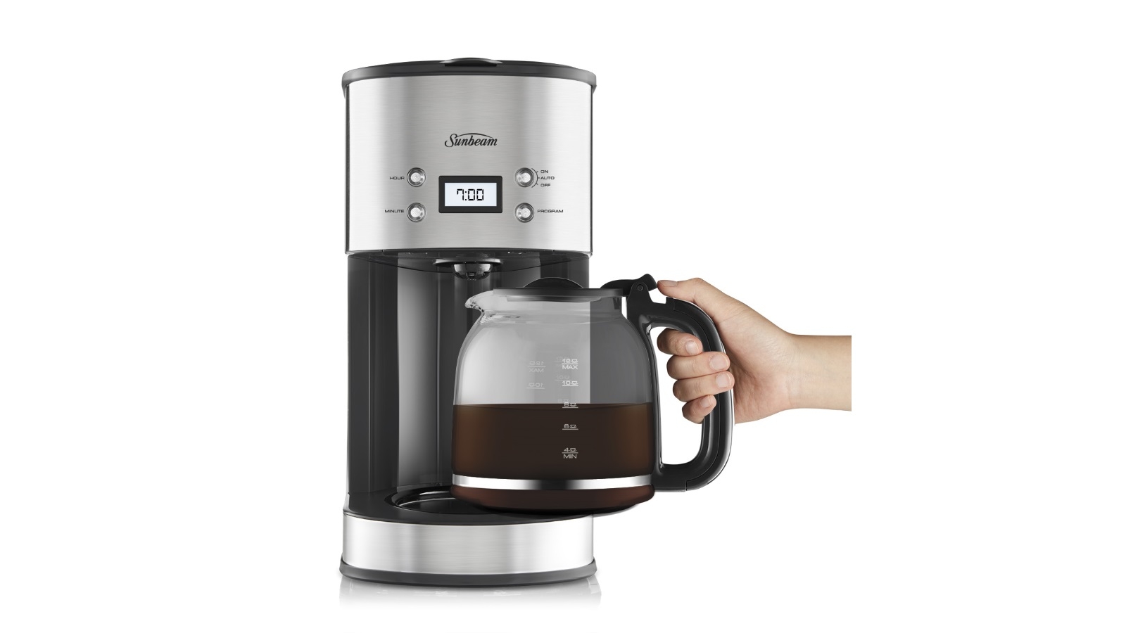 Sunbeam Aroma Drip Coffee Machine Stainless Steel Joyce Mayne
