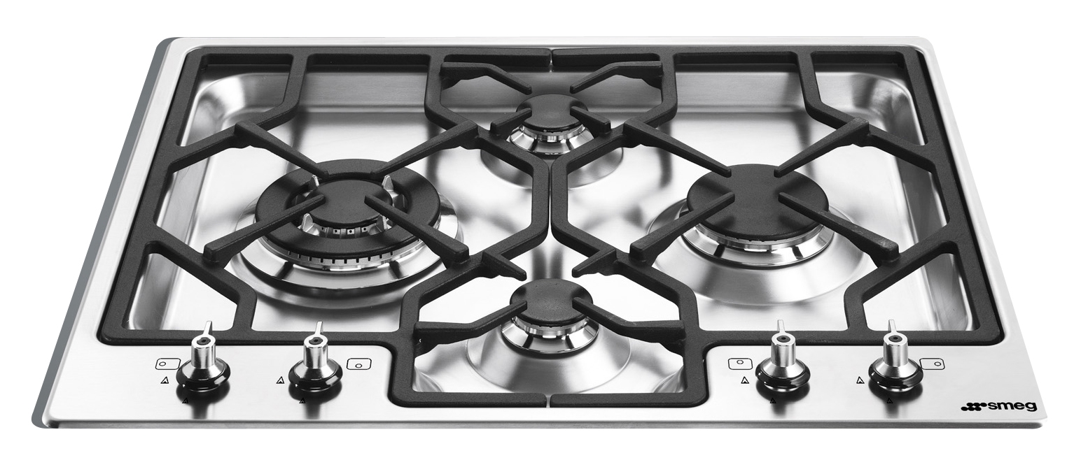 Smeg 60cm 4 Burner Gas Cooktop Stainless Steel Joyce Mayne