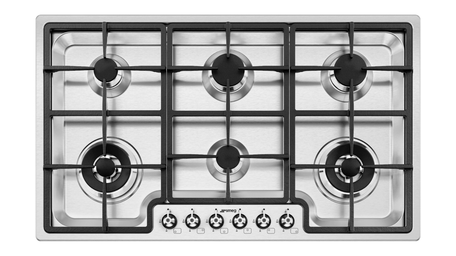 Smeg 90cm Topmount Gas Cooktop Joyce Mayne