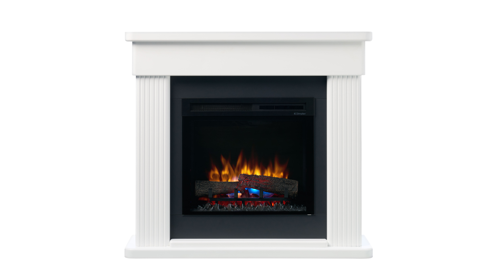 Dimplex 2kW Portland Mini Mantle Suite Electric Fireplace - White