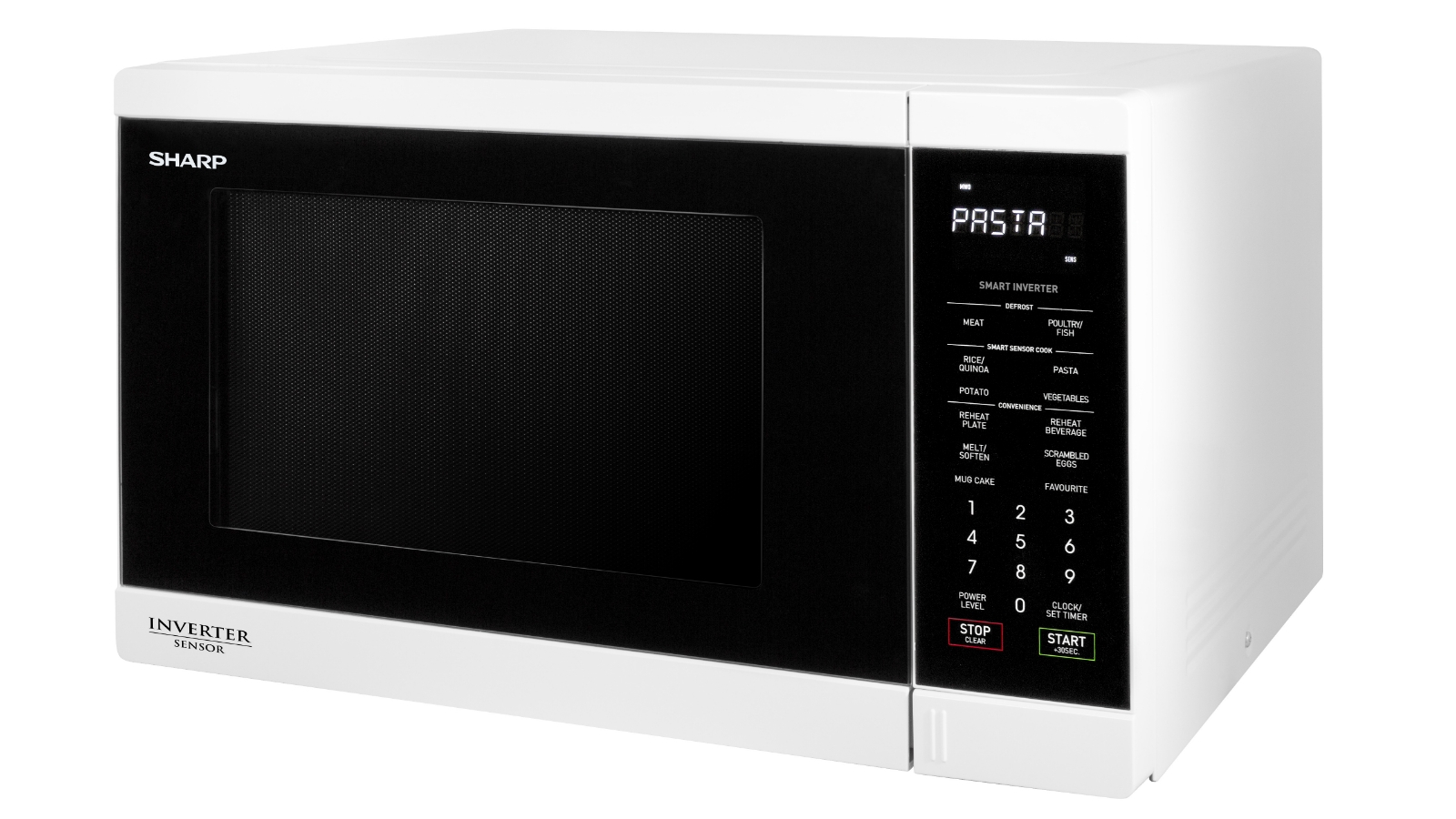 Sharp 34L Inverter Microwave Oven White Joyce Mayne