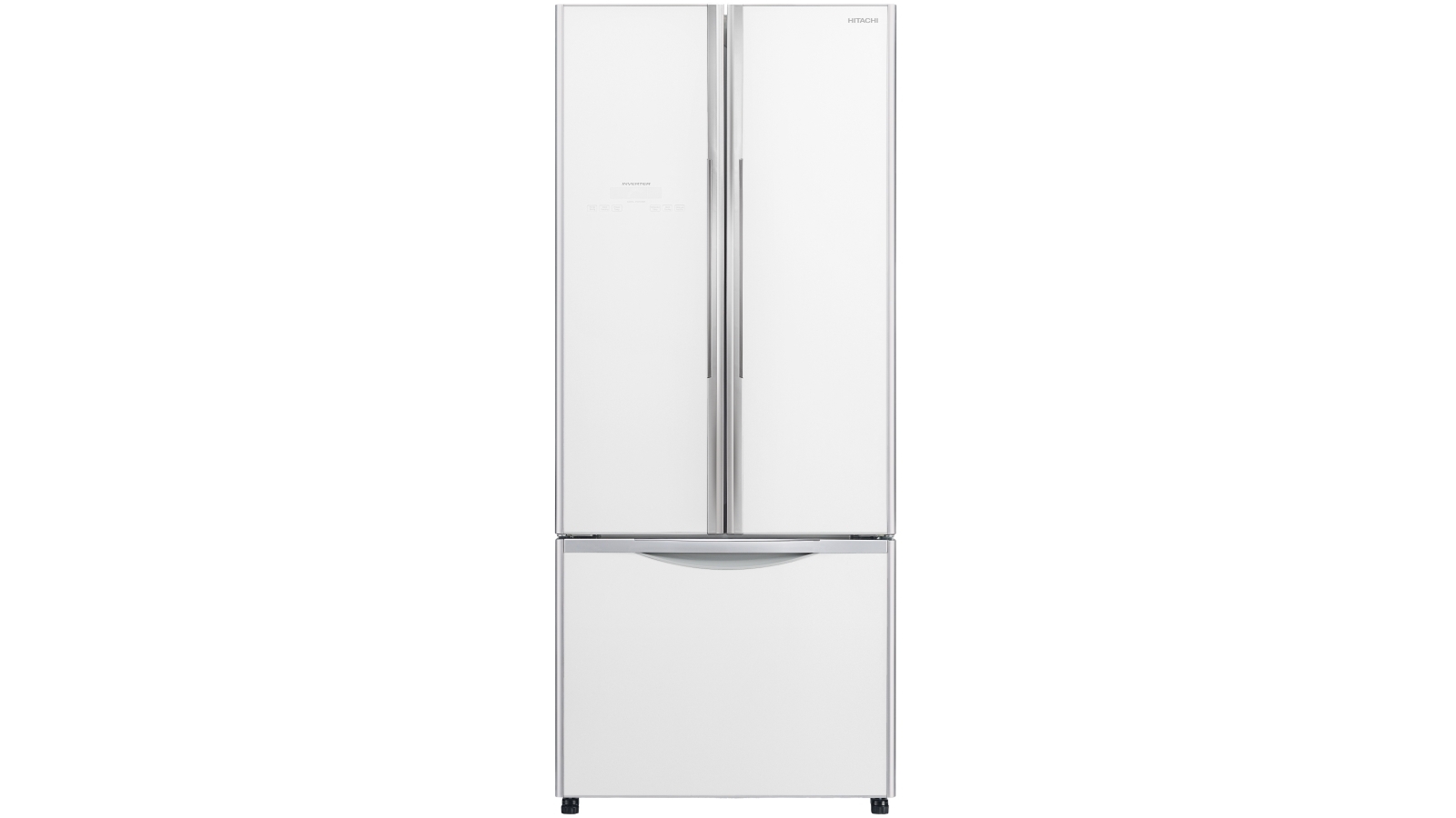 Hitachi 510L Compact French Door Fridge White Joyce Mayne