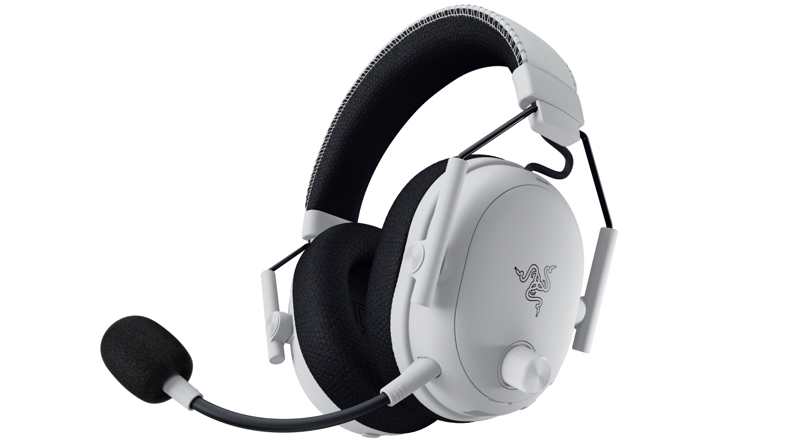 White Razor Haedset Razer BlackShark V3 Pro Wireless ANC Esports Headset - White | Joyce Mayne