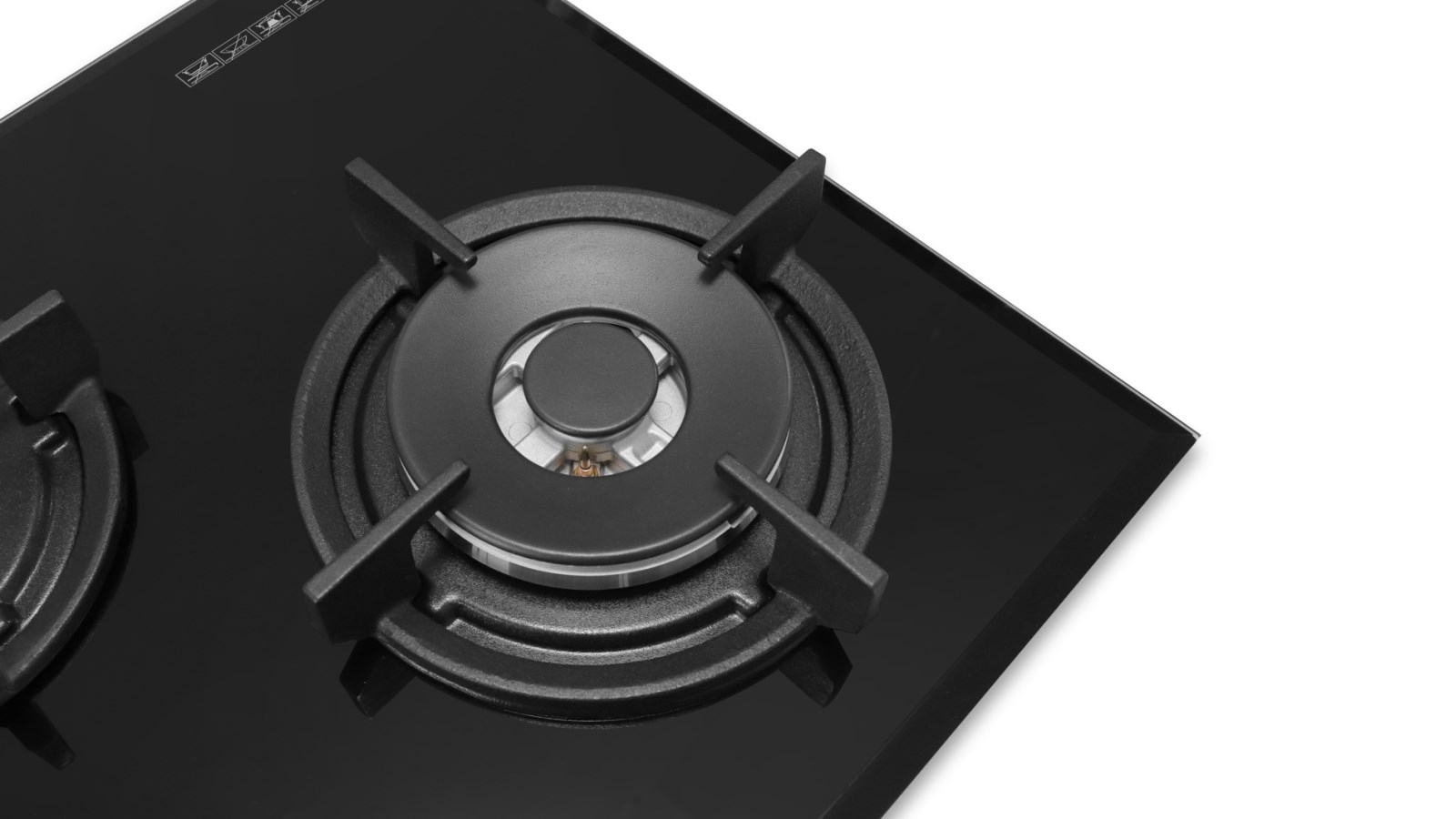 Goldline 930mm 4 Burner Black Glass Gas Cooktop Joyce Mayne