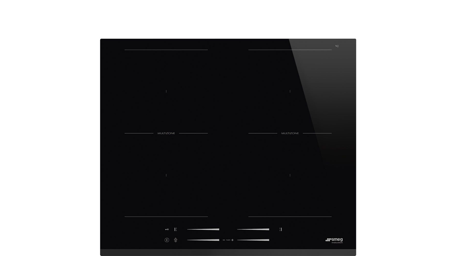 Smeg 600mm 4 Zone Induction Cooktop Black Joyce Mayne
