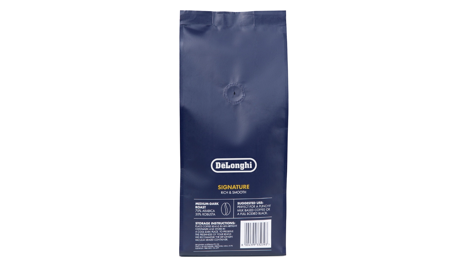 DeLonghi 500G Signature Blend Coffee Beans Joyce Mayne