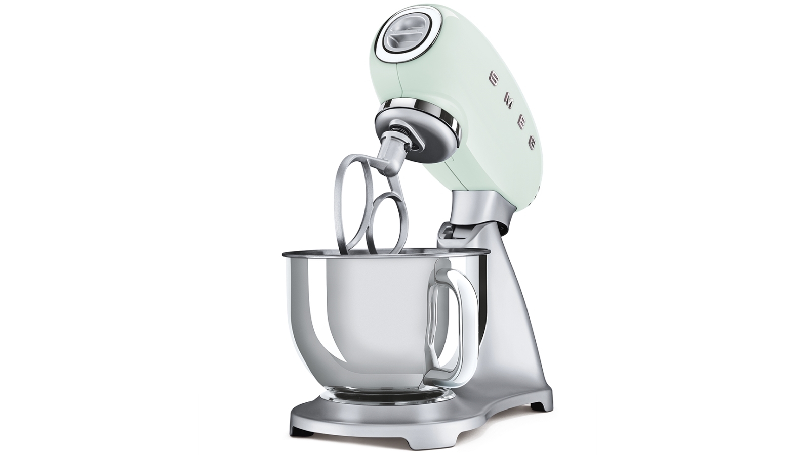 Smeg 50's Retro Style Aesthetic Stand Mixer Pastel Green Joyce Mayne