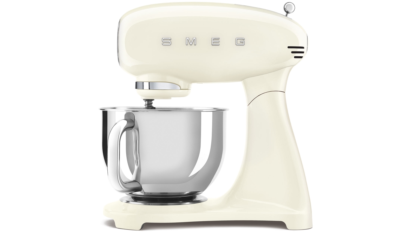 Smeg 50's Retro Style Aesthetic Full Colour Stand Mixer Cream Joyce