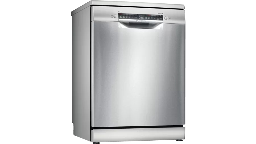 Bosch 600mm Series 4 Freestanding Dishwasher - Silver Inox