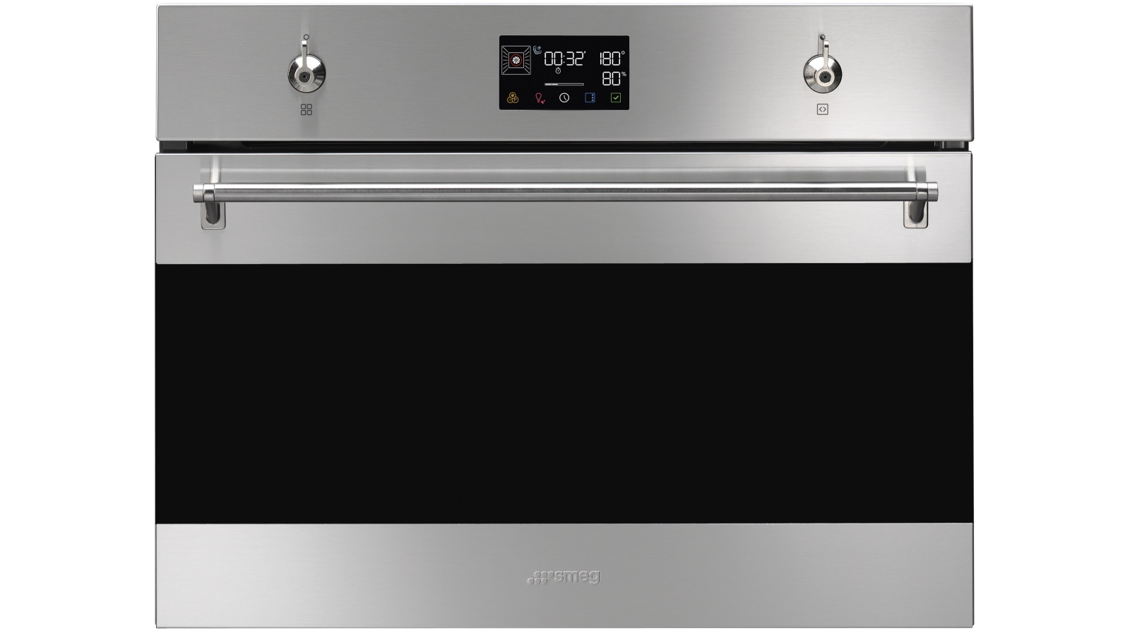Smeg 600mm Compact Classic Steam100 Oven Stainless Steel Joyce Mayne