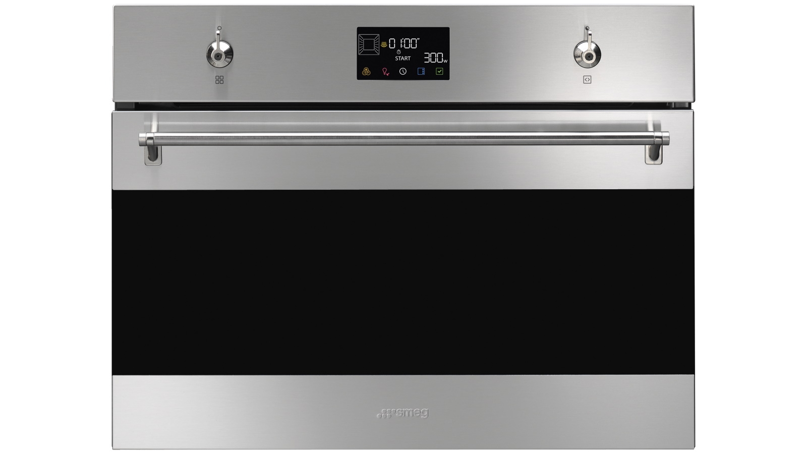 Smeg 600mm Compact Classic Speed Oven - Stainless Steel