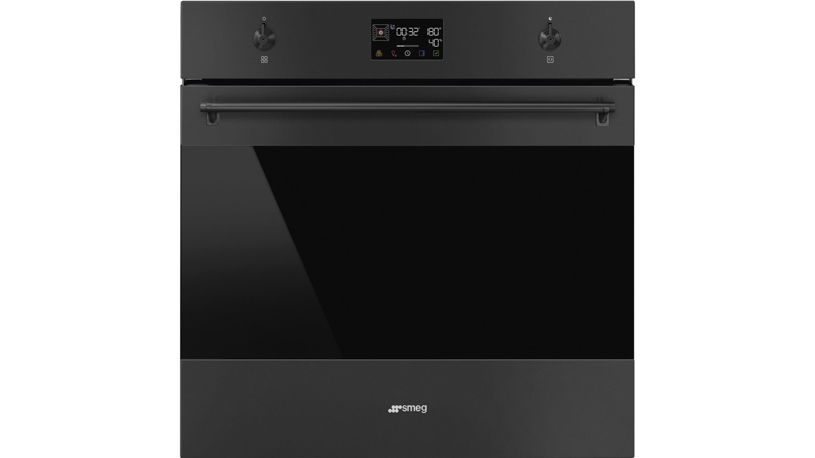 Smeg 600mm Classic Pyrolytic Steam Oven with Probe Matte Black