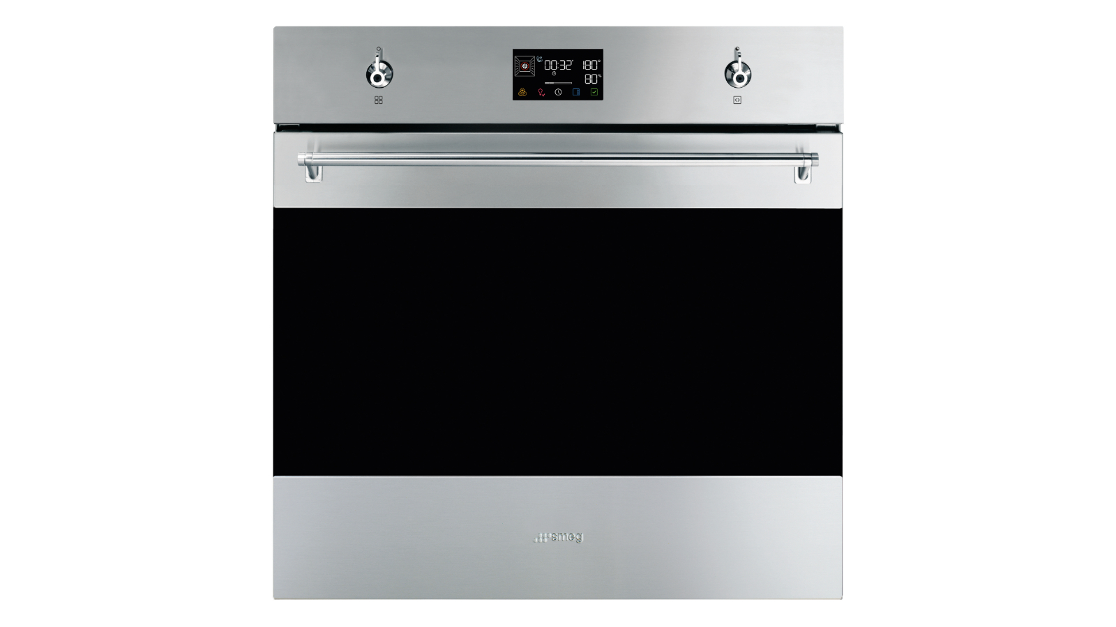 Smeg 600mm Classic Pyrolytic Steam Oven with Probe - Stainless Steel