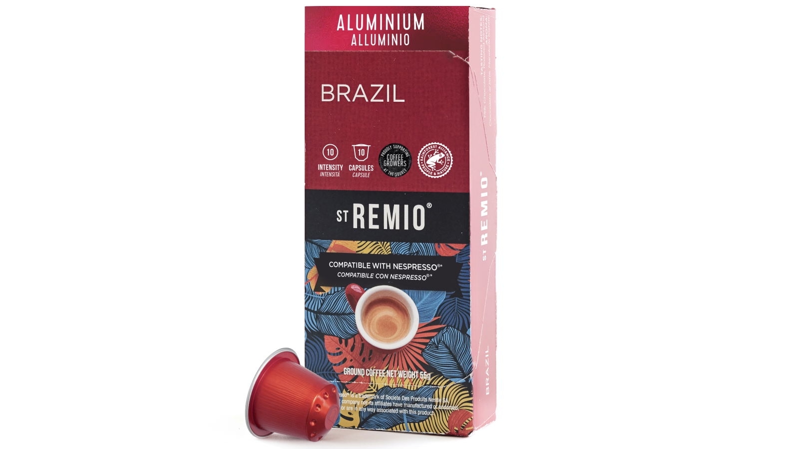 St Remio Rwanda Single Origin Nespresso Aluminium Coffee Capsule