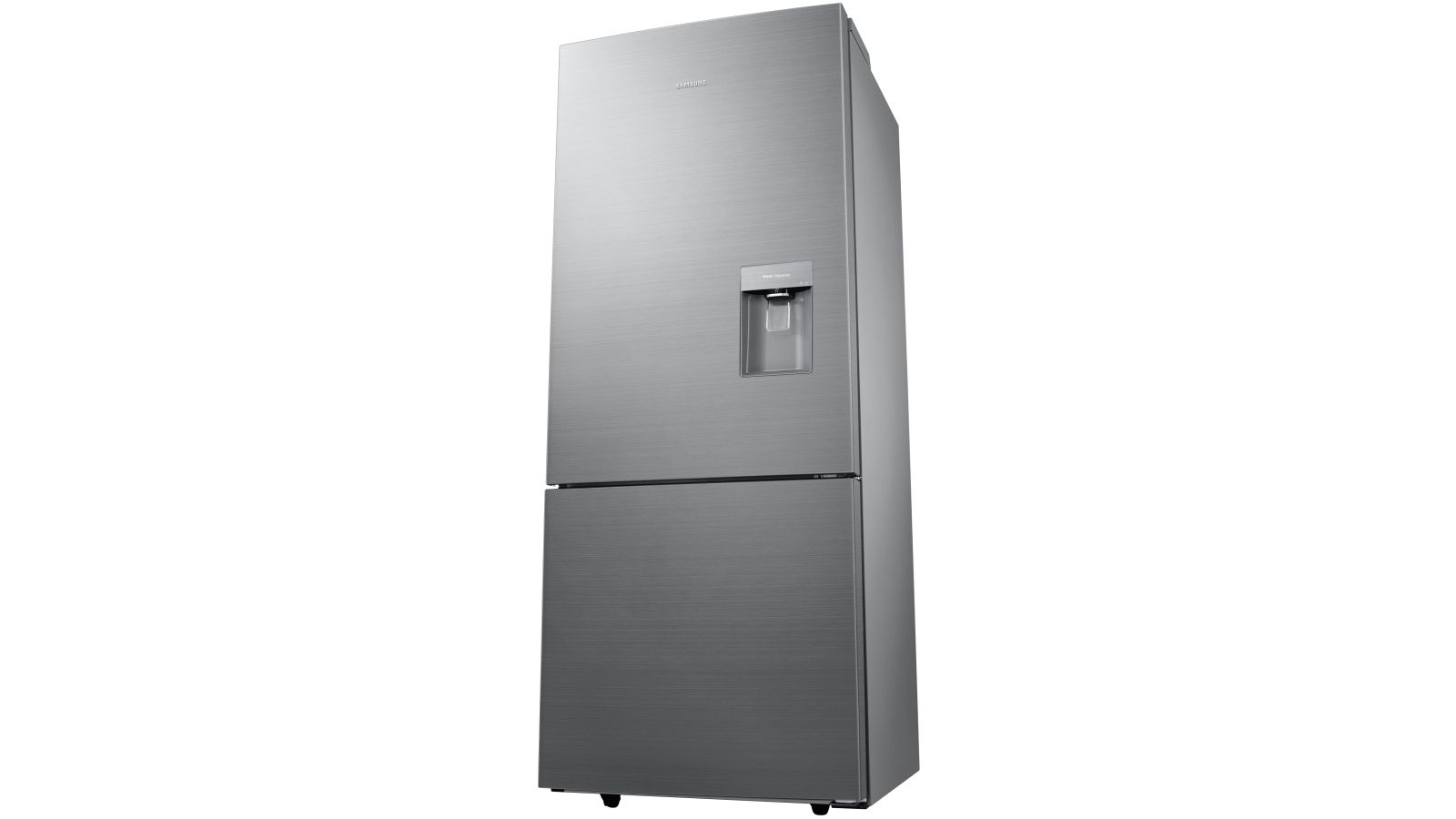 Samsung 424L Bottom Mount Fridge with Water Dispenser Silver Layered