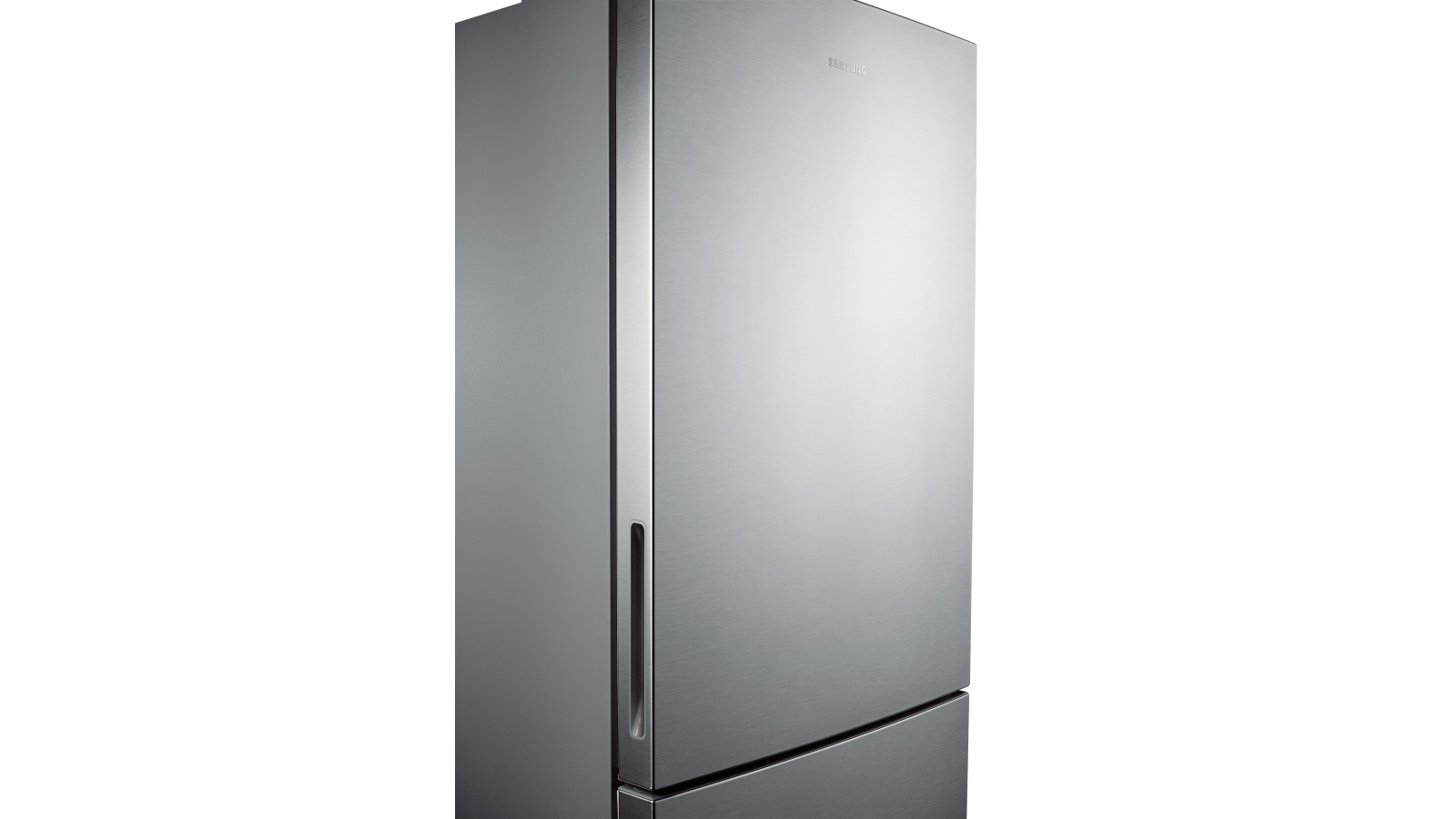 Samsung 427L Bottom Mount Fridge Silver Layered Steel Joyce Mayne